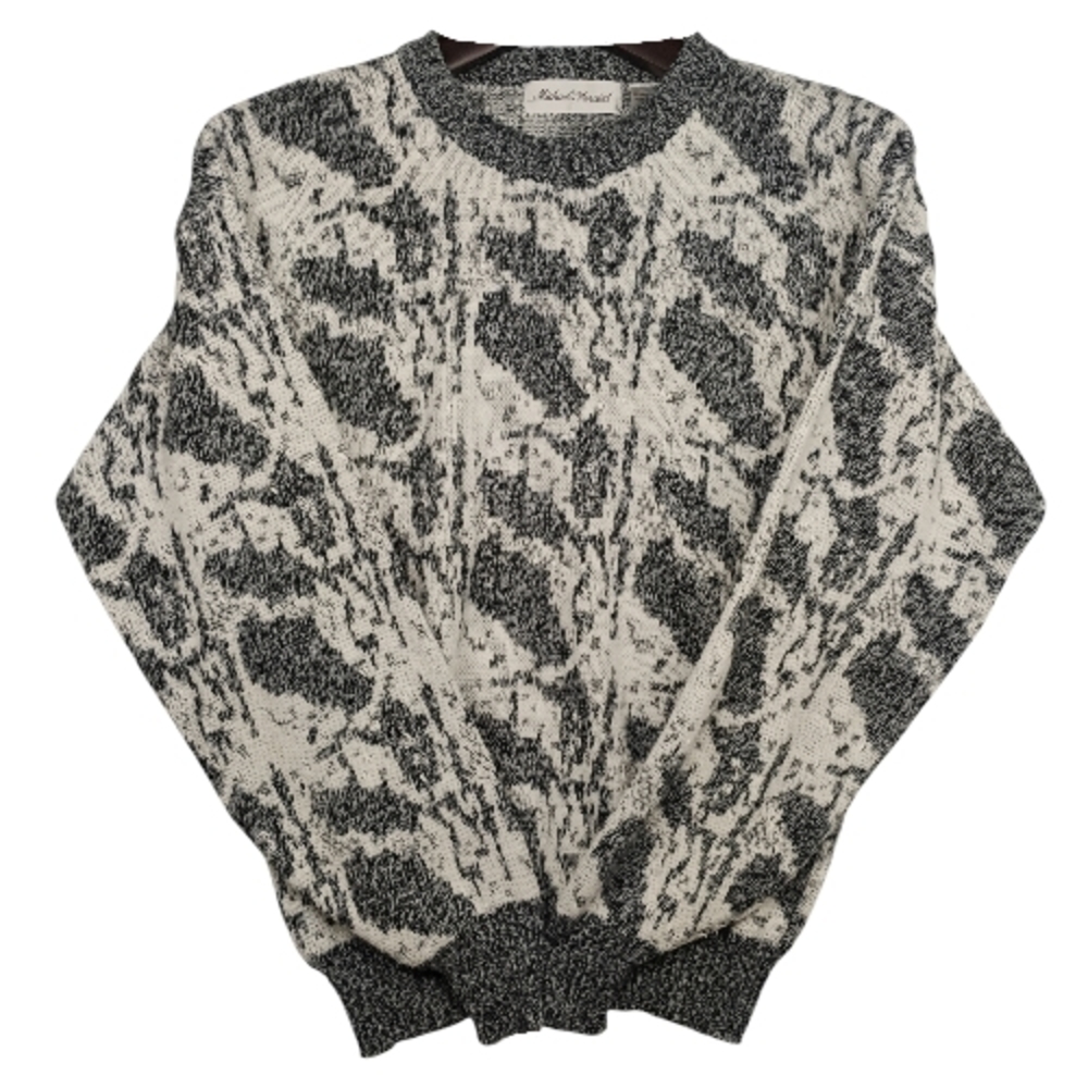 177. Michael Herald  Vintage camouflaged sweater Crew Neck Pullover men's size L